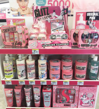 produtos de beleza soap & glory