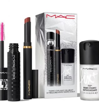 Kit presente de Natal MAC Cosmetics com produtos de maquiagem