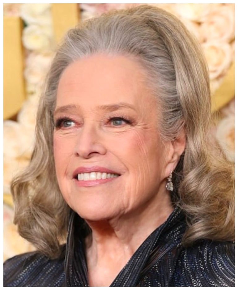 Atriz Kathy Bates nos Golden Globes 2025