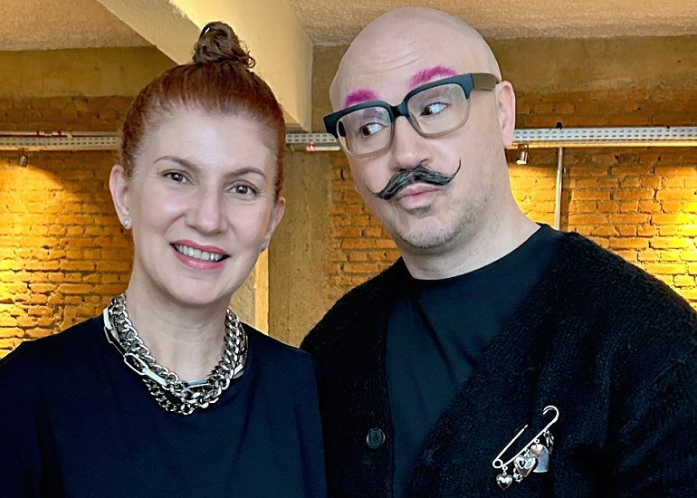 Maria Cecília Prado e Dominic Skinner