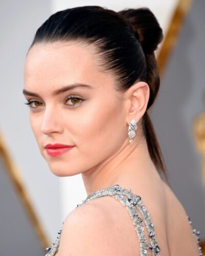 Beleza dos Oscars retrospectiva Daisy Ridley